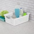 thumbnail image 2 of Sterilite Medium Ultra™ Basket, Open Plastic Storage Bin, Organization Solution, White, 2 of 6