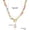 N2304-9, variant on Irregular Gallet Chalcedony Stone Necklace Detritus Breakstone Onyx Aventurine-N2303-1