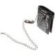 thumbnail image 5 of Cartera gótica unisex de cuero punk, cartera de cuero con esqueleto punk y cadena., 5 of 7