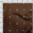 thumbnail image 2 of oneOone Viscose Jersey Fabric Arrow Ikat Printed Craft Fabric BTY 60 Inch Wide, 2 of 5