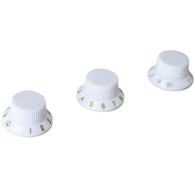 3PCS Guitar Knobs,Durable Plastic Tone Volume Control Knob Replacement For Electric Guitar Bass