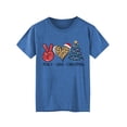 thumbnail image 3 of Anbech Christmas Trees Shirt Women Plus Size Graphic Top Merry Christmas Letter Short Sleeve Tshirt, 3 of 8