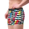thumbnail image 2 of Balery Trendy Colorful Pineapples 1 Calzoncillos bóxer para hombre, ropa interior de algodón suave y transpirable con cinturilla de nailon-XX-Large, 2 of 5