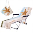 thumbnail image 6 of kladzum Summer Beach Chair Covers with Side Pockets Boho Pool Lounge Chair Towel Covers Microfiber Beach Towel for Outdoor Garden Courtyard Patio Beach Supplies, 6 of 7