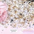thumbnail image 7 of DIY Jewelry Kit Mixed Color Glitter Gemstones With Glue ToolsforCraft Decoration Accessory Making, 24 Compartments Pearl Crystal Decor Kit 4500 Pieces, Mixed Color Glitter Gemstones, 7 of 7
