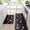 Black, variant on Kitchen Rugs Floral Anti-Fatigue Kitchen Mats for Floor Flowers Waterproof Non-Slip Kitchen Rugs and Mats, Cushioned Standing Floor Mats for Home/Office, 18''''x30'''' 18''''x48'''', White