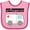Pink and Fuchsia, variant on Inktastic My Mommy Saves Lives Ambulance Boys or Girls Baby Bib