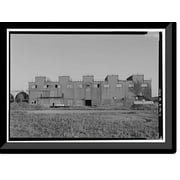 Historic Framed Print, United States Nitrate Plant No. 2, Reservation Road, Muscle Shoals, Muscle Shoals, Colbert County, AL - 2, 17-7/8" x 21-7/8"