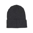 thumbnail image 2 of Cozy Rib Knit Cuff Beanie –  Warm  Stylish Winter Hat For Men Women, Charcoal, 2 of 2