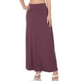 thumbnail image 1 of KOGMO Womens Classic Maxi Skirt with Foldable Wide Waistband (S-3X), 1 of 6