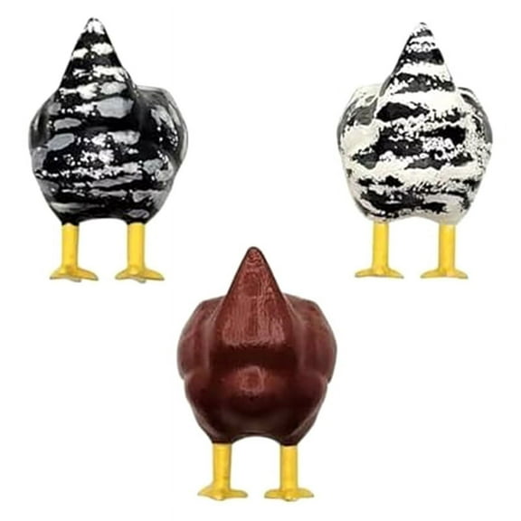Chicken Butt Refrigerator Magnet Resin Decoration, Magnetic Decorative Chicken Butt Refrigerator Magnet Resin Ornament