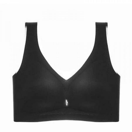 

Fantadool Womens Push Up Bralette Seamless Bras for Ladies Brassiere Bra Gathers Shock-Proof Pad No Trace Underwear
