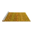 thumbnail image 2 of Ahgly Company Machine Washable Indoor Rectangle Southwestern Yellow Country Area Rugs, 4' x 6', 2 of 4