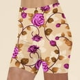 thumbnail image 1 of Puntoco Pantalones cortos deportivos para mujer, mallas de yoga estampadas a la moda para mujer, pantalones deportivos sólidos para correr, gimnasio y fitness para mujer, pantalones activos de tr, 1 of 4