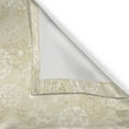thumbnail image 5 of Ambesonne Ivory Grommet Curtain, Science Molecule Motif, 50" x 84", Cream White, 5 of 6