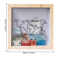 thumbnail image 4 of Caja de ahorro de dinero 2024, estuche de almacenamiento de sombra de viaje transparente, caja de recuerdos de viaje divertida, 4 of 8
