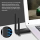 thumbnail image 2 of Adaptador inalámbrico antena dual de ganancia de 5dBi Adaptador USB inalámbrico de banda dual Tecnología de formación de haces Negro para computadora ANGGREK Otros, 2 of 7