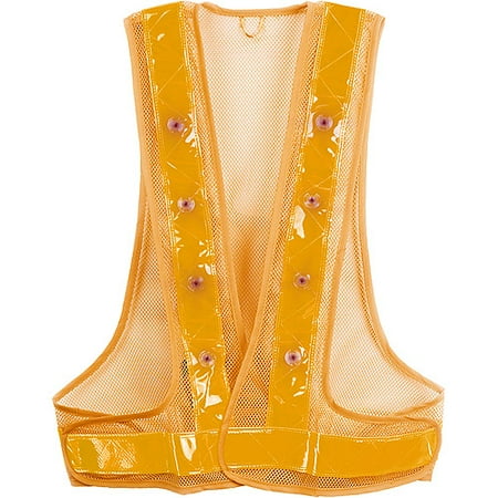 Maxsa Reflective Safety Vest with 16 Emergency Preparedness LED Lights