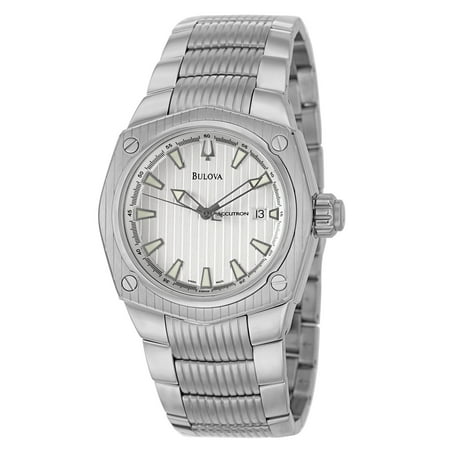 Bulova Accutron Men's 'Corvara' Stainless Steel GMT Watch 63B036
