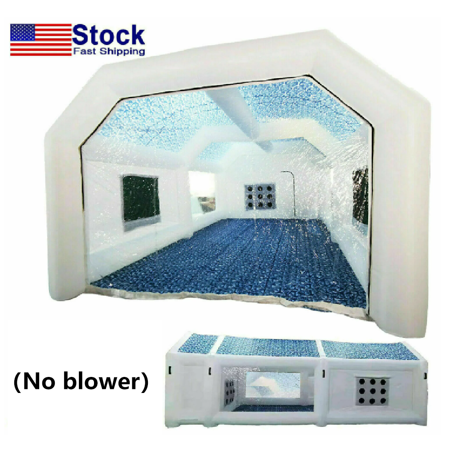 WGIA Inflatable Paint Booth 28x15x10Ft (No blower) Car Painting Tent for Car Garage
