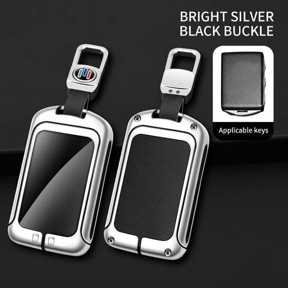 Zinc Alloy Leather Car Key Case Cover For Volvo XC40 XC60 S90 XC90 V90 T5 T6 T8 Keychain Car Accessories