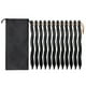 thumbnail image 1 of 12X 25cm Outdoor Tent Pegs Ground Nails with Storage Bag Windproof Nails Camping Accessories Tent Fastening, 1 of 5