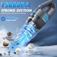 thumbnail image 2 of Aspirador de mano Gxzsk 15000PA, succión fuerte, 600 ml, 2 of 7