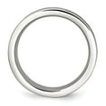 thumbnail image 4 of Auriga Fine Jewelry Stainless Steel Brushed and Polished Brown IP-plated Diamond 8 mm Band for Women Size 9.5 (0.03ct, Clarity- I2), 4 of 6
