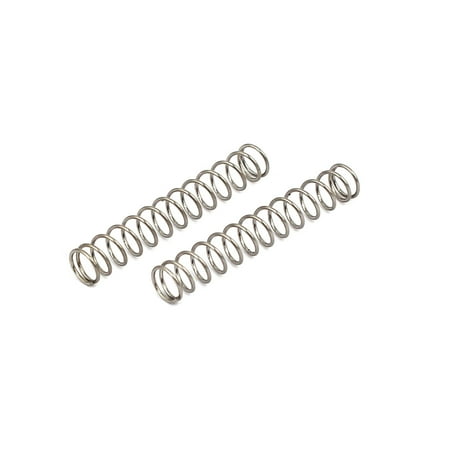 

0.4mmx4mmx25mm 304 Stainless Steel Compression Springs 20pcs
