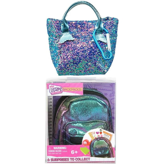Shopkins Real Littles Handbag & Backpack (Bundle of 2 Mystery)