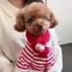 thumbnail image 3 of Christmas Dog Clothes Scarf Fall/Winter Cat/Puppy Cute Stripes with Sweater Holiday Designer  Clothes  Pet Products  Winter ShopWise Round, 3 of 6