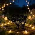 thumbnail image 6 of Easter Black Metal Sheep Stake, Sheep Silhouette Garden Decor, Outdoor Farm Animal Ornament, Spring Accent for Patio Yard Lawn Garden Decoration, 6 of 6