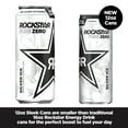 thumbnail image 4 of Rockstar Pure Zero Silver Ice Energy Drink, Sleek Can, 12 oz, 8pk, 4 of 7