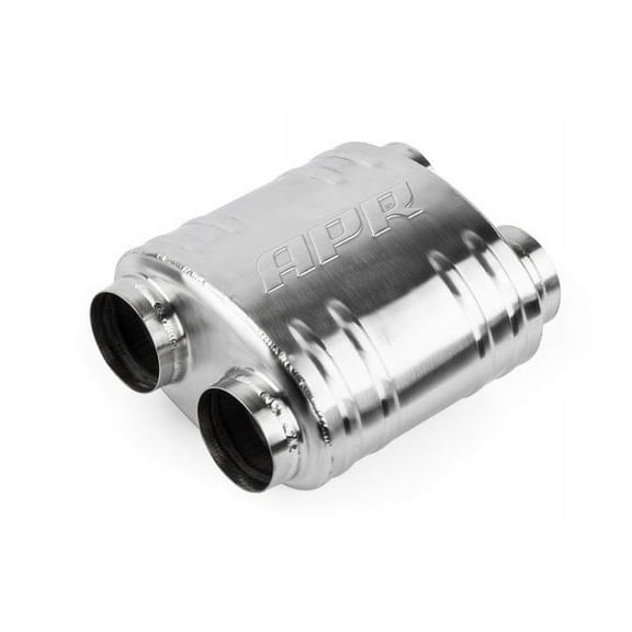 APR MUH0011 Premium Sound Absorption Muffler - Dual 70mm (2.75")