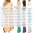 thumbnail image 5 of HBGVBA Casual Maxi Dresses for Women T Shirt Dress 3/4 Sleeve Crewneck Side Slit Pocket Loose Soft Stretchy Dress, 5 of 6