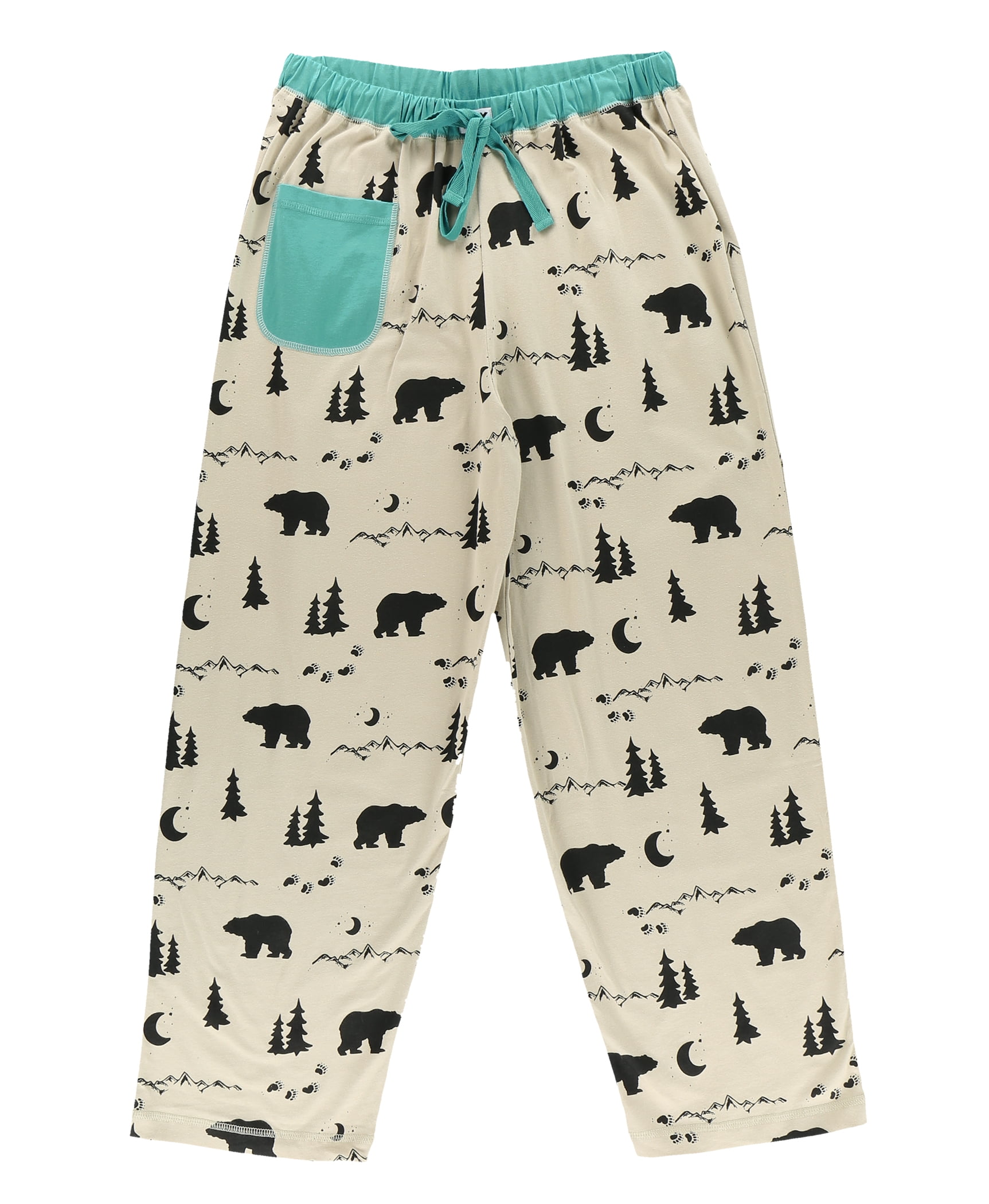 LazyOne Pajamas for Women, Cute Pajama Pants and Top Separates, Mountain Bear, Pant