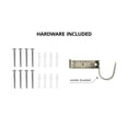 thumbnail image 4 of Smart Rods Easy Install Drapery Window Curtain Rod, Ball Finial, 4 of 6