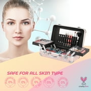 Hot Sugar Makeup Kit for Girls 10-12, All-in-One Kids Makeup Set for Teens, Basic Cosmetic Set for Women - Perfect Gift to Begin the Makeup Journey (Pink Heart)