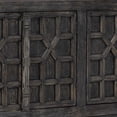 thumbnail image 3 of Benjara 72 Inch Sideboard Buffet Console Cabinet, 4 Doors, Wood, Distressed Black, 3 of 5