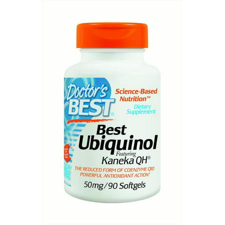 Doctor's Best Ubiquinol with Kaneka QH, 90 Ct (Best Ubiquinol On The Market)