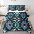 thumbnail image 1 of YST Geometric Aztec 7-Piece Comforter Set, Exotic Style Bedding Set, King Size, Fitted Sheet, Flat Sheet, Pillowcases & Shams, 1 of 5