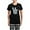 With Checker Pant, variant on CafePress - Vintage Peace Sign Women's Dark Pajamas - Women's Short Sleeve Print T-Shirt and Pants Dark Cotton Pajama Set