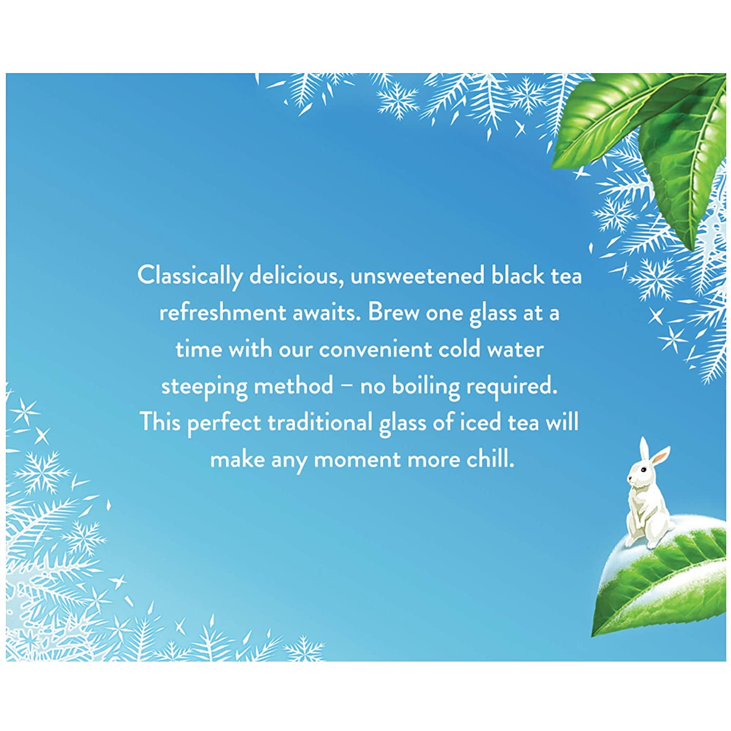 (2 pack) Celestial Seasonings Cold Brew Unsweetened Black Tea, 18 Ct Tea Bags
