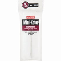 R316-6 6 x 0.375 in. Mini-Koter Microfiber Roller, Pack of 2