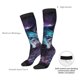 thumbnail image 4 of Balery Purple Sky Wolf Calcetines novedosos Calcetines deportivos Calcetines hasta la rodilla Calcetines de algodón Calcetines originales y geniales, 4 of 6