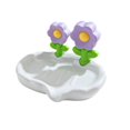 thumbnail image 4 of Blarkrus Self Draining Ceramic Soap Dishes er Shape Soap Holder Household, Soap, 4 of 8