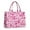 Pink Breast Cancer-2, variant on Large Capacity Tote Bag,Pink Breast Cancer Handbag Fashion Luxury Tote Bag,15.7"x13"x 5.1" Inches,Laptop Compatible
