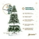 thumbnail image 5 of Árbol Navidad Nevado + Piñas Pino Navideño 2.5m Ramas Mixtas Esquimal, 5 of 6