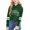 2-Dark Green, variant on Girls Christmas Hoodies 2025 Long Sleeve Holiday Cute Graphic Hooded Sweatshirt with Pockets Kids Pullover Tops