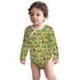 Adobk Cute Tractor Print Baby LongSleeve Bodysuit Baby Clothes Newborn